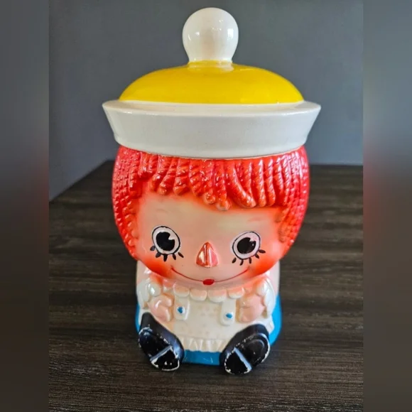 Raggedy Ann Cookie Jar From Japan 1960's - Picture 10 of 10